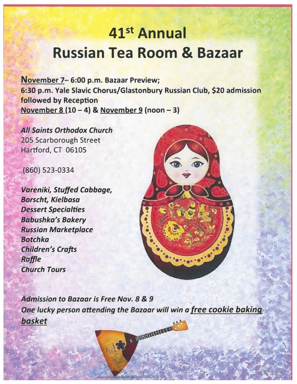 ASOC Russian Tea Room and Bazaar 2014